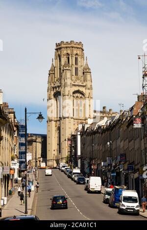 Wills Memorial Building Tower, Queens Road, Bristol, England. Juli 2020 Stockfoto