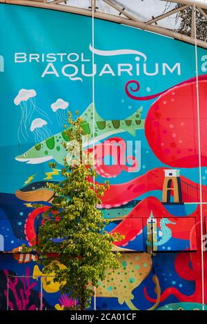 Bristol Aquarium Gebäude, Bristol, England. Juli 2020 Stockfoto