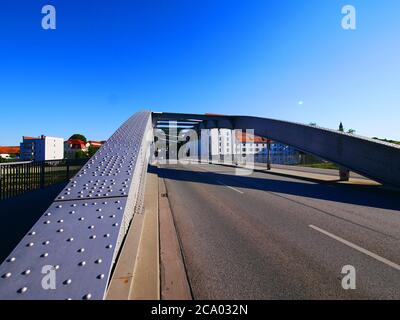 Straubing: Brücke über die Donau Stockfoto