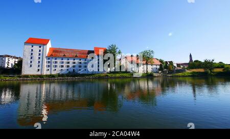 Straubing, Deutschland: Donau Stockfoto