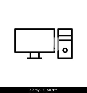 Vektorzeichen für Computersymbole Stock Vektor