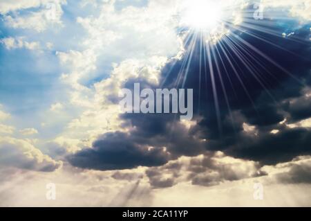 Gewitterwolke Stockfoto