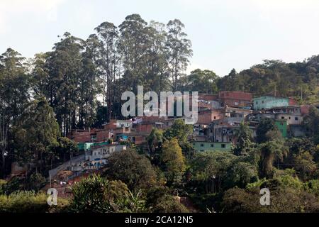 Favellas Armut, Nachbarschaft von Sao Paulo, Brasilien Stockfoto