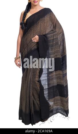 indische ethnische Saree Designs und Katalog Stockfoto