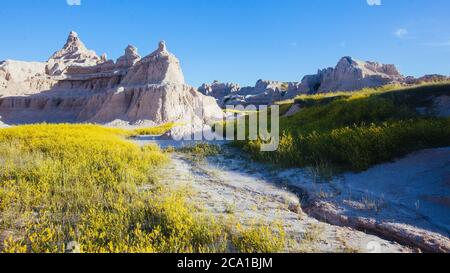 Window Trail im Badlands National Park Stockfoto