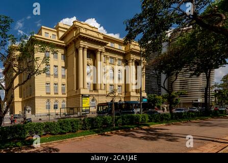 Bank of Brazil Kulturzentrum Gebäude am Liberty Square in Belo Horizonte, Brasilien Stockfoto