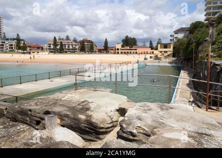 Queenscliff Schwimmbad, Manly, Sydney, New South Wales, NSW, Australien Stockfoto