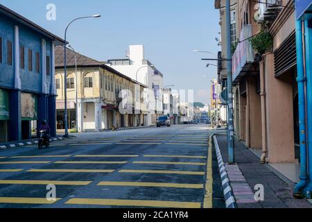 Ipoh, Malaysia - 25. Juli 2020 : Heritage Trail eine der berühmten Attraktion in Ipoh, aufgrund seiner einzigartigen Erbe Gebäude und Street Art. Stockfoto