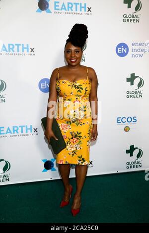 LOS ANGELES - FEB 28: Ledisi bei der 15. Jährlichen Global Green Pre-Oscar Gala im NeueHouse am 28. Februar 2018 in Los Angeles, CA Stockfoto