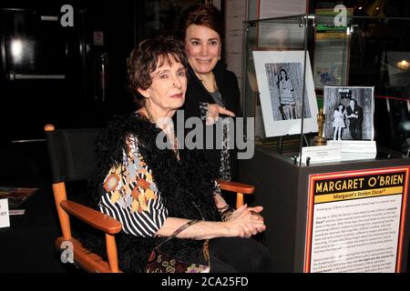 LOS ANGELES - 1. MÄRZ: Margaret O'Brien beim 15. Awards Media Welcome Center im Hollywood Museum am 1. März 2018 in Los Angeles, CA Stockfoto