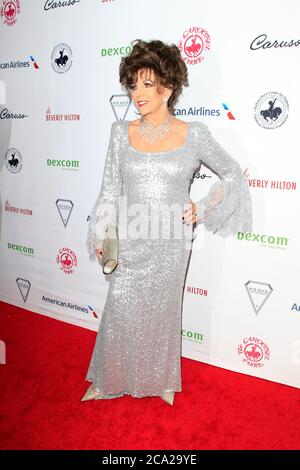 LOS ANGELES - OCT 6: Joan Collins beim 2018 Carousel of Hope Ball im Beverly Hilton Hotel am 6. Oktober 2018 in Beverly Hills, CA Stockfoto