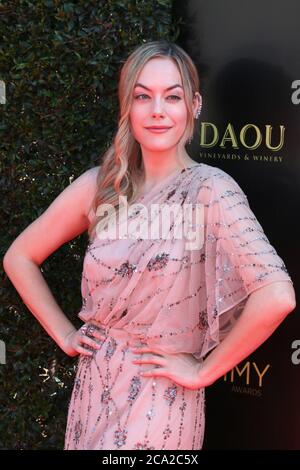 LOS ANGELES - APR 27: Annika Noelle bei den Daytime Emmy Awards 2018 - Creative im Pasadena Civic Auditorium am 27. April 2018 in Pasadena, CA Stockfoto