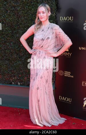 LOS ANGELES - APR 27: Annika Noelle bei den Daytime Emmy Awards 2018 - Creative im Pasadena Civic Auditorium am 27. April 2018 in Pasadena, CA Stockfoto