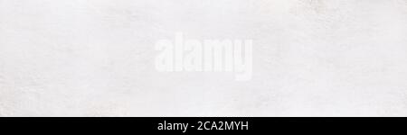 Weiße Zementwand Beton leer Panorama Hintergrund Stockfoto