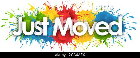 Gerade in Splash im Hintergrund bewegt Stockfoto