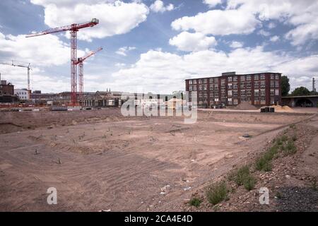 Baustelle des COLOGNEO Quartiers auf einem Teilgebiet der ehemaligen Gasmotorenfabrik Deutz der Kloeckner Humboldt Deutz AG im Bezirk Stockfoto