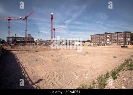 Baustelle des COLOGNEO Quartiers auf einem Teilgebiet der ehemaligen Gasmotorenfabrik Deutz der Kloeckner Humboldt Deutz AG im Bezirk Stockfoto