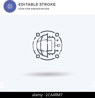 Sicherungskasten Symbolvektor, gefülltes flaches Schild, solides Piktogramm isoliert auf weiß, Logo-Illustration. Symbol für Sicherungskasten zur Präsentation. Stock Vektor