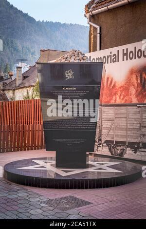 Brasov, Rumänien - 24. März 2015: Foto des Holocaust-Mahnmals Stockfoto