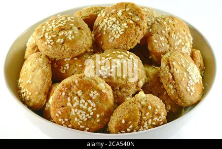 Hausgemachte Käsekegel. Stockfoto