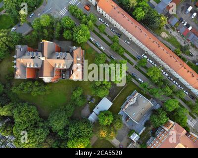 Bytom Stadt Luftbild. Oberschlesien in Polen. Stockfoto