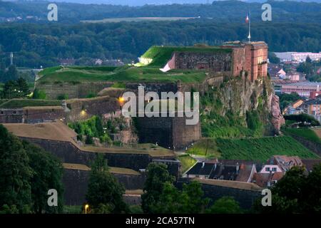 Frankreich, Territoire de Belfort, Belfort, Zitadelle, Burg, der Löwe vom Miotte-Turm Stockfoto