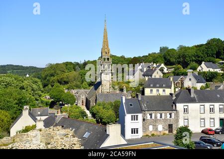 Frankreich, Finistere, Landerneau Daoulas Country, La Roche Maurice, Saint Yves Kirche Stockfoto