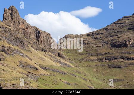 Panorama auf der Sentinel Peak Wanderung, Royal Natal National Park, KwaZulu-Natal, Südafrika Stockfoto