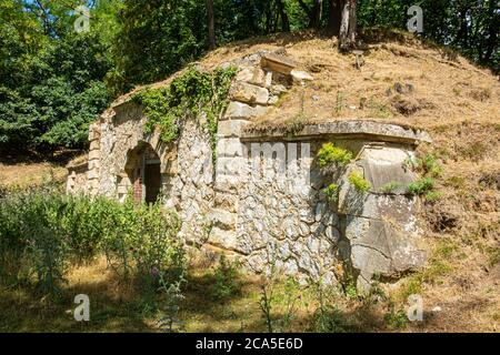 Frankreich, Val-d'Oise, Cormeilles-en-Parisis, die ehemalige Militärfestung 1871-1874, ausgewählt im Jahr 2020 für die Mission zur Erhaltung des in Gefahr geratenen Erbes, c Stockfoto