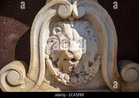 Frankreich, Isere, Gresivaudan Tal, Lumbin Dorf am Fuße des Chartreuse Massivs, Brunnen Stockfoto