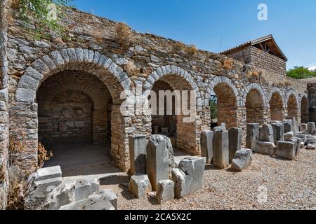 Iasos Griechische Stadt im Milas Bezirk der Mugla Provinz in der Türkei Stockfoto