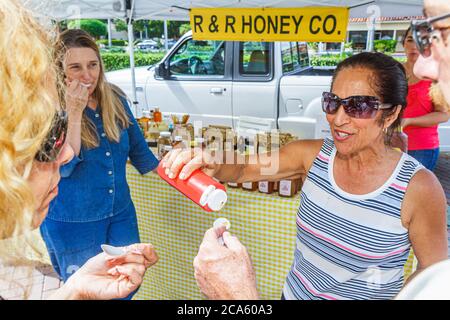 Boca Raton Florida, Palm Beach County, Royal Palm Place, Shopping Shopper Shopper shoppen shoppen shoppen shoppen shoppen Markt Märkte Marktplatz kaufen verkaufen, Einzelhandelsgeschäft stor Stockfoto