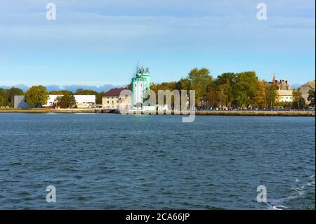 Pilotturm Baltiysk, Postüberfalldienst des Baltischen Marinestützpunktes, Baltiysk, Region Kalikow, Russland, 5. Oktober 2019 Stockfoto