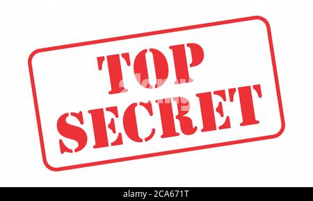 Top Secret-Stempel Stock Vektor