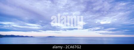 Blick auf das Meer, Sea of Cortez, El Cardonal, Baja California Sur, Mexiko Stockfoto