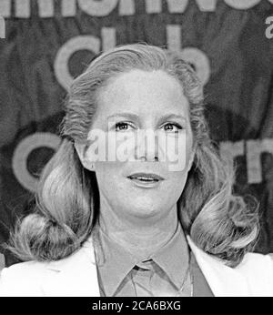 Mary Cunningham Agee, amerikanische Geschäftsführerin und Autorin im Commonwealth Club in San Francisco Stockfoto