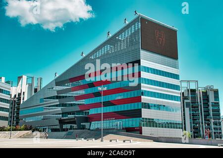 Mailand, Italien 08.03.2020: Casa Milan, Mailand Haus Hauptquartier Gebäude des AC Milan Fußballverein in Portello Stockfoto