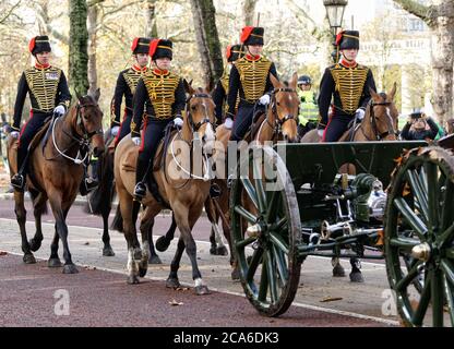 Königstruppe, Royal Horse Artillery, London Stockfoto