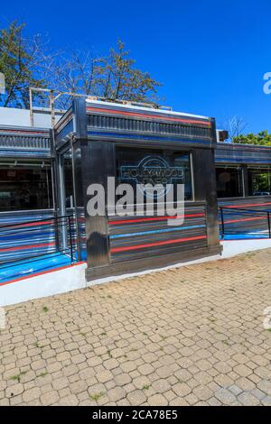 Baltimore, MD, USA - 26. Juli 2011: Das Hollywood Diner wurde in mehreren Filmen gezeigt, wie "Diner", "Liberty Heights" und "Leepless in Seattle". Stockfoto