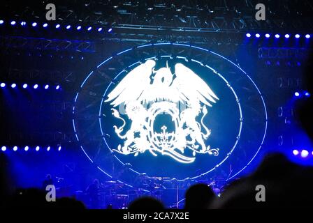 Queen beim 1. Grand Prix von Singapur 2016 Stockfoto