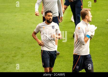 Kopenhagen, Dänemark. August 2020. Gael Clichy von Istanbul Basaksehir Manager gesehen während eines offenen Trainings vor dem Europa League Spiel zwischen FC Kopenhagen und Istanbul Basaksehir in Telia Parken in Kopenhagen. (Foto Kredit: Gonzales Foto/Alamy Live News Stockfoto