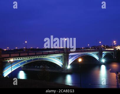 Victoria Bridge, Stockton on Tees, Cleveland, England Stockfoto