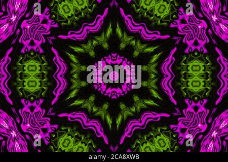 Lila grün Abstract Computer generiert Fractal Design. Fraktale sind unendlich komplexe Muster, die sich über verschiedene Skalen hinweg selbst ähneln. Toll Stockfoto