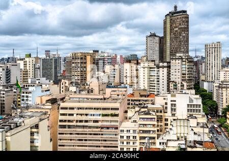 Downtown San Paolo Skyline in Brasilien Stockfoto