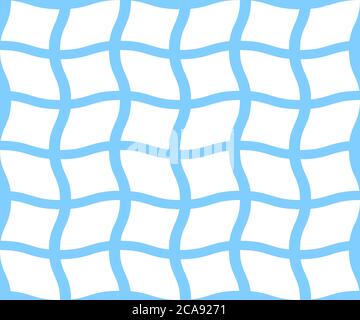 Nahtloses Schwimmbad blaues Wellenraster Hintergrundmuster. Vektorgrafik. Stock Vektor
