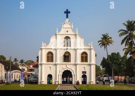 Kirche der Gottesmutter der Hoffnung auf der Insel Vipin, Cochin (Kochi), Kerala, Indien, Asien Stockfoto