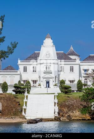 Trident Castle, Port Antonio, Portland Parish, Jamaika, Westindien, Karibik, Mittelamerika Stockfoto