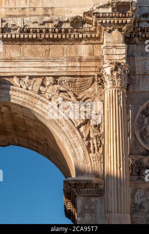 Konstantinsbogen, UNESCO-Weltkulturerbe, Rom, Latium, Italien, Europa Stockfoto