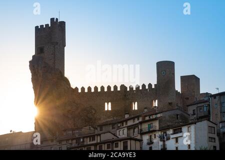 Schloss FRIAS in Burgos, Kastilien-Leon, Spanien Stockfoto