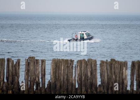 Polnisches Polizeiboot in Gdynia, Polen 26. Juni 2020 © Wojciech Strozyk / Alamy Stock Photo Stockfoto